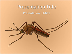 Female Mosquito Free Ppt Template Slide1