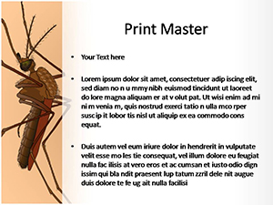 Female Mosquito Free Ppt Template Slide3