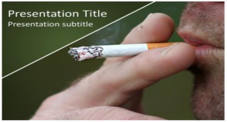 smoking ppt presentation free download