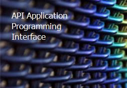API Application Programming Interface Powerpoint Presentation