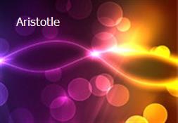 Aristotle Powerpoint Presentation