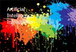 Artificial Intelligence Introduction Powerpoint Presentation