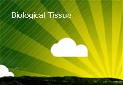 Biological Tissue Powerpoint Presentation