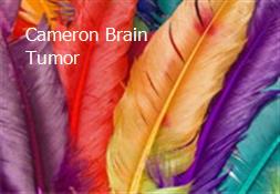 Cameron Brain Tumor Powerpoint Presentation