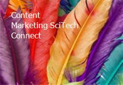 Content Marketing-SciTech Connect Powerpoint Presentation