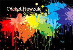 Cricket Howzatt Powerpoint Presentation