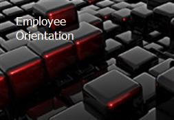 Employee Orientation Powerpoint Presentation