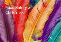 Food Safety at Christmas Powerpoint Presentation