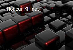 Honour Killings Powerpoint Presentation