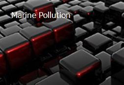 Marine Pollution Powerpoint Presentation