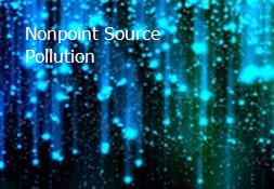 Nonpoint Source Pollution Powerpoint Presentation