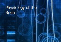 Physiology of the Brain Powerpoint Presentation