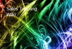 Sales Training Wiki Powerpoint Presentation