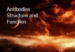 Antibodies-Structure and Function Powerpoint Presentation
