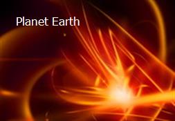 Planet Earth Powerpoint Presentation