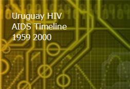 Uruguay HIV-AIDS Timeline 1959-2000 Powerpoint Presentation