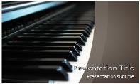 Piano Free Ppt Template