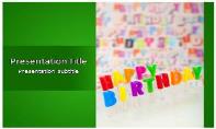 Happy Birthday Free Ppt Template