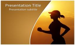 Morning Running Free Ppt Template