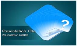 Question Free Ppt Template