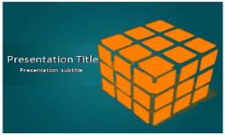 Rubiks Cube Free Ppt Template