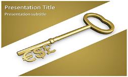 Valuable Key Free Ppt Template