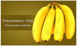 Bananas Free Ppt Template