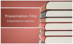 Books Free Ppt Template