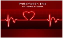 ECG Heart Beat Free Ppt Template