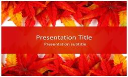 Leaf Abstract Free Ppt Template