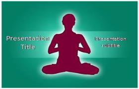 Free Yoga Asanas PowerPoint Template