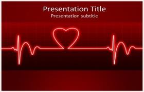 Free ECG Heart Beat PowerPoint Template