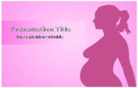 Free Pregnant PowerPoint Template