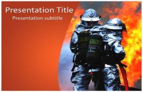 Free Firefighters PowerPoint Template