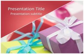 Free Gifts PowerPoint Template