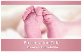 Free Baby Feet PowerPoint Template