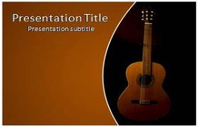 Free Guitar PowerPoint Template