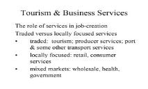 Tourism Business Services PowerPoint Presentation