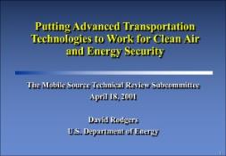 Alternative Fuels for Transportation Vehicles PowerPoint Presentation