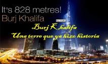 BURJ KHALIFA IN DUBAI PowerPoint Presentation