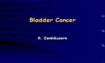 Bladder Cancer Wiki PowerPoint Presentation