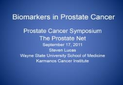 Biomarkers in Prostate Cancer PowerPoint Presentation