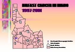 BREAST CANCER IN IDAHO 1997 2001 PowerPoint Presentation