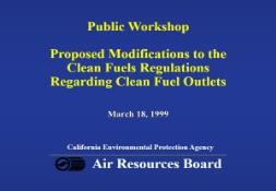 Alternative Fuels-California Air Resources Board PowerPoint Presentation