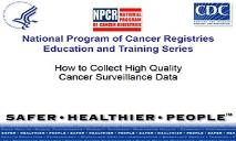 Melanoma Centers for Disease Control and Prevention PowerPoint Presentation