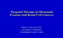 Inhibiting the VEGF Pathway in Kidney Cancer PowerPoint Presentation