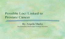 Prostate Cancer by University of Wisconsin PowerPoint Presentation