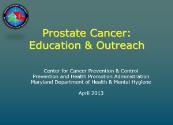 Prostate Cancer Education Powerpoint Presentation
