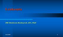 Introduction of Leukemia PowerPoint Presentation