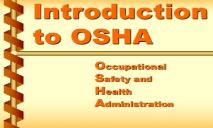 Introduction to OSHA-United States Mine Rescue Association PowerPoint Presentation